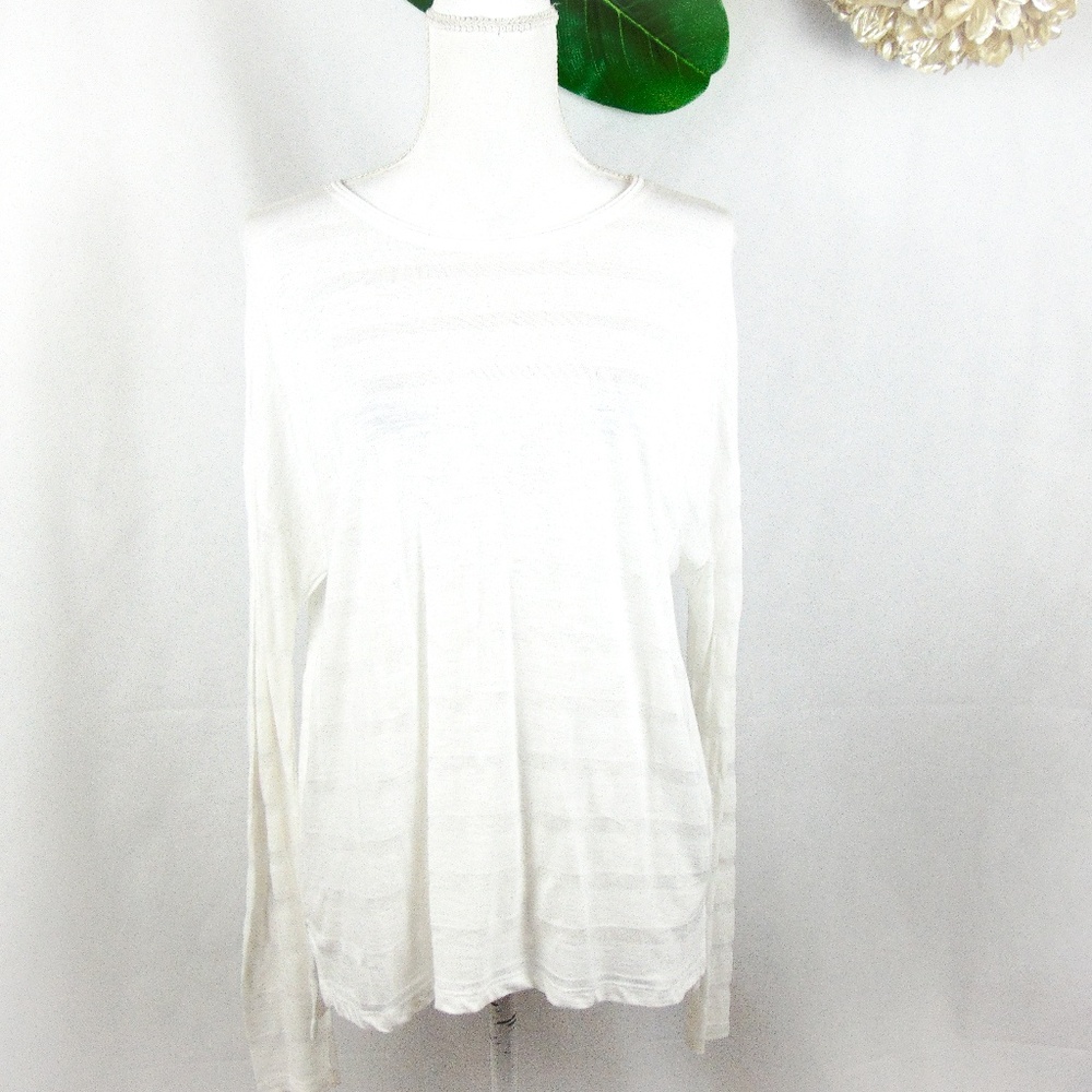 Vince Long sleeve white tee